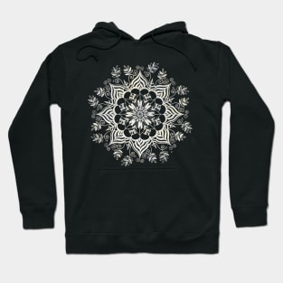 Floral Mandala - Navy Hoodie